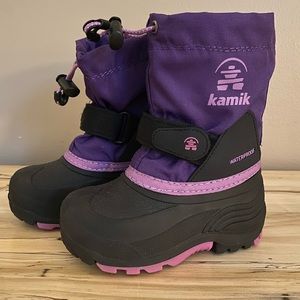 Kamik Waterproof Toddler Snow Boots - Size 8